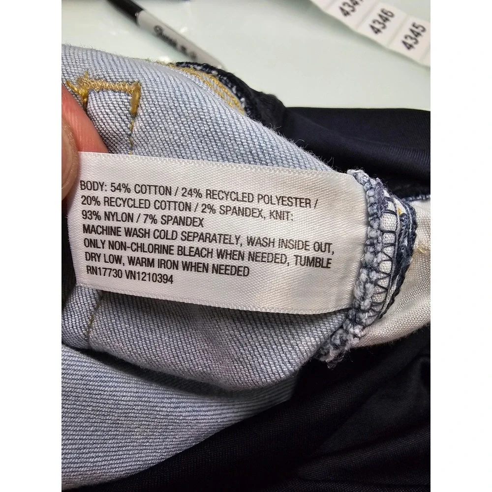 Isabel Maternity Womens Skinny Jeans Light Blue Cotton Blend Casual Size 16
